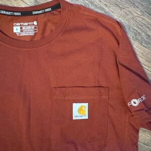 Carhartt Burnt Orange Crew Neck Tee